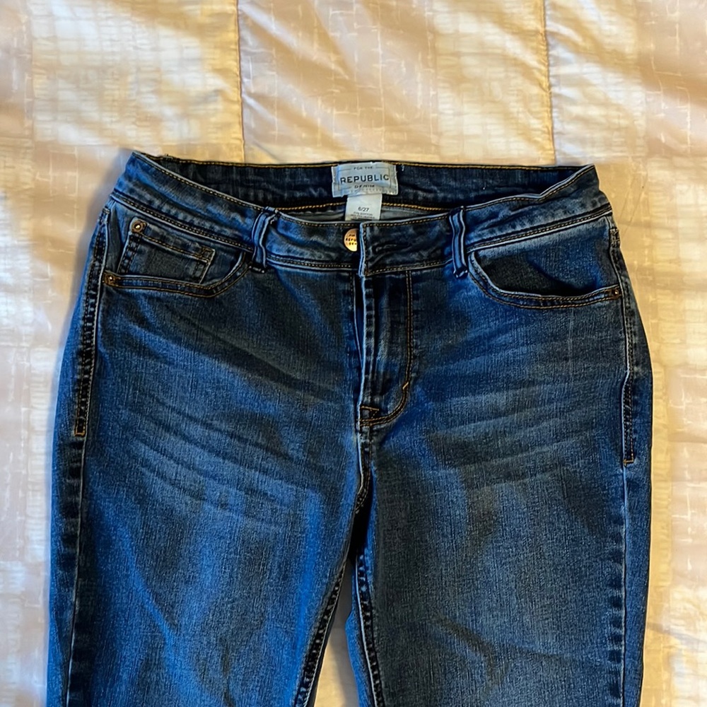 For the republic denim jeans women’s size 6/27